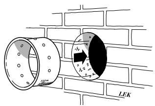HANDOL H34T - Raccordement par l'arrête à une cheminée de maçonneorie - 3