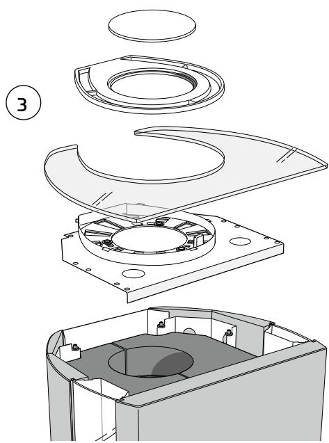 HANDOL H34T - Réserveir de chaleur sur dessus en verre - 3