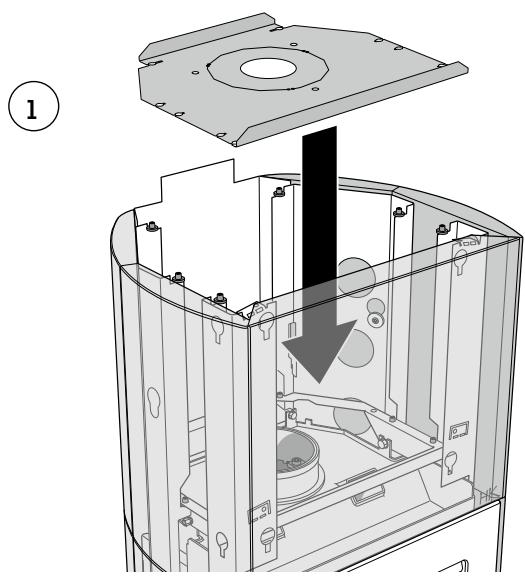HANDOL H34T - Réserveir de chaleur sur dessus en verre - 1