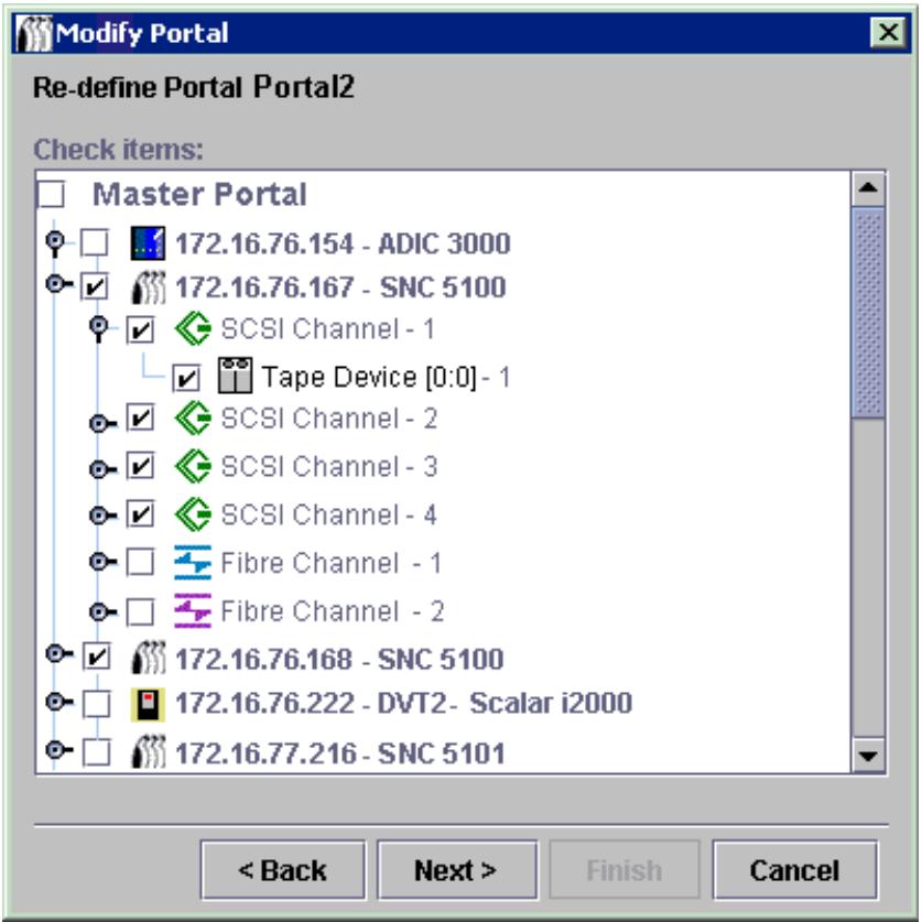 QUANTUM ADIC MANAGEMENT CONSOLE - Pour réassigner un accès de portail aux périphériques et canaux - 1