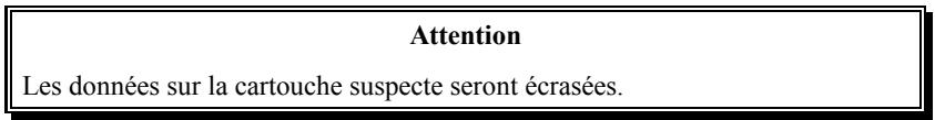 QUANTUM LTO 400D - Tester la cartouche et le support - 1