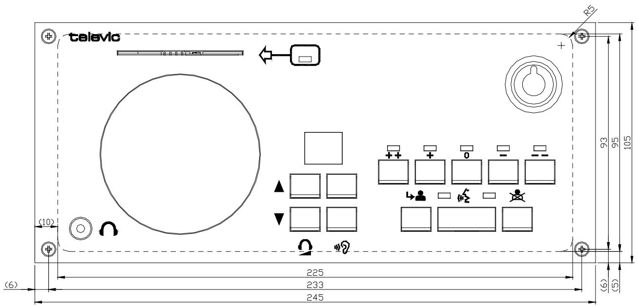 TELEVIC FD-MV5BCS - Dimensions - 1