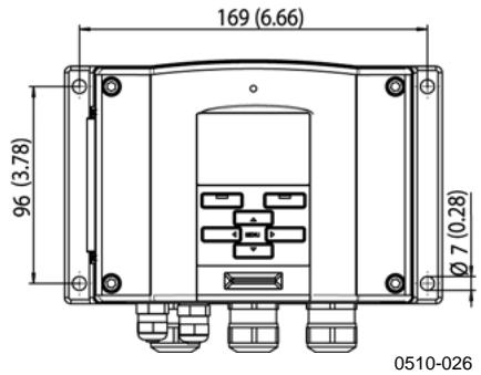 VAISALA MMT330 - Standardinstallation des Messgebergehäuses - 1