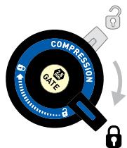DAHON ARGYLE - Entsperren der Druckstufe (Abb. 1) - 4