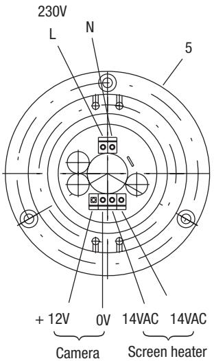 ENEO CANDID C-05 - Connection using the Optional Power Supply Unit VHU-NT1 - 1