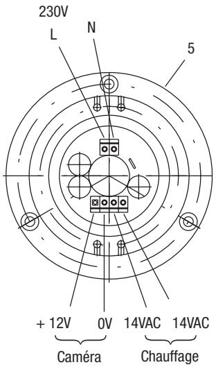 ENEO CANDID C-05 - Raccordement avec un bloc d'alimentation VHU-NT1 (en option) - 1