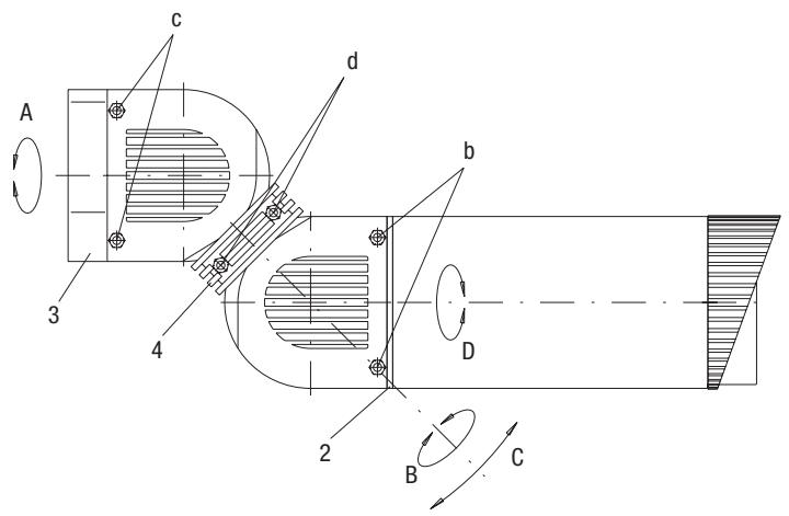 ENEO CANDID C-06 - Raccordement caisson et bras articulé - 1