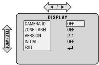 ENEO VKC-1335 - Menu principal - PRIVACY (protection de la vie privée) - 2