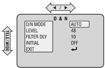 ENEO VKC-1335 - Menu principal - AE (exposition automatique) - 2