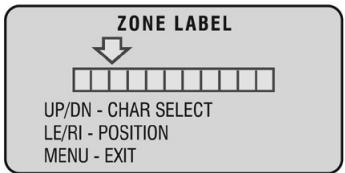 ENEO VKC-1335 - ZONE LABEL (étiquette de zone) - 1