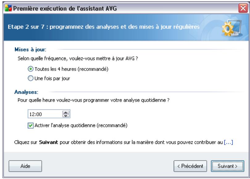 AVG ANTI-VIRUS 8.5 - Programmation des analyses et des mises à jour - 1
