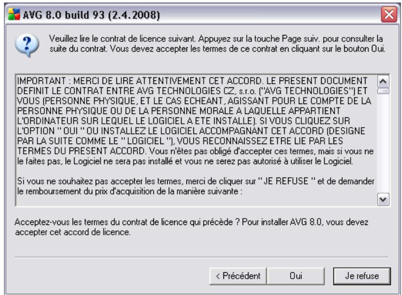 AVG ANTI-VIRUS 8.5 - Contrat de licence - 1