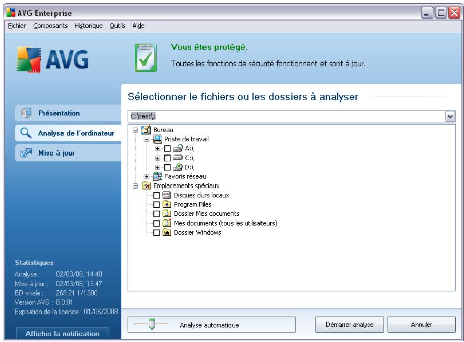 AVG ANTI-VIRUS 8.5 - Lancement de l'analyse - 1