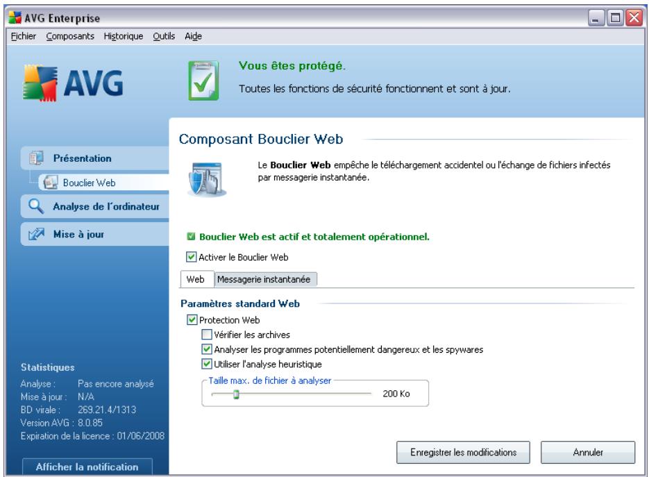 AVG 8.5 ANTI-VIRUS EDITION - Configuration standard du composant - 2