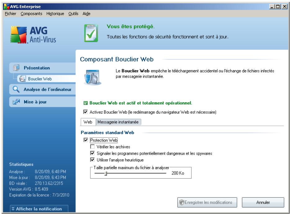 AVG 8.5 FILE SERVER EDITION - Configuration standard du composant - 1