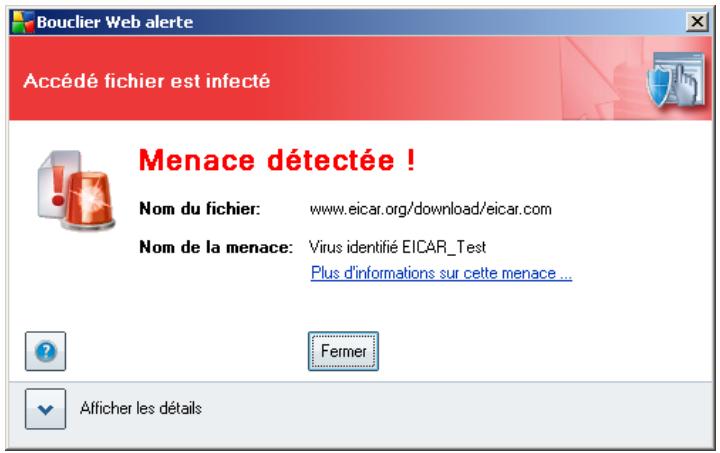 AVG 8.5 FILE SERVER EDITION - Détection Bouclier Web - 1