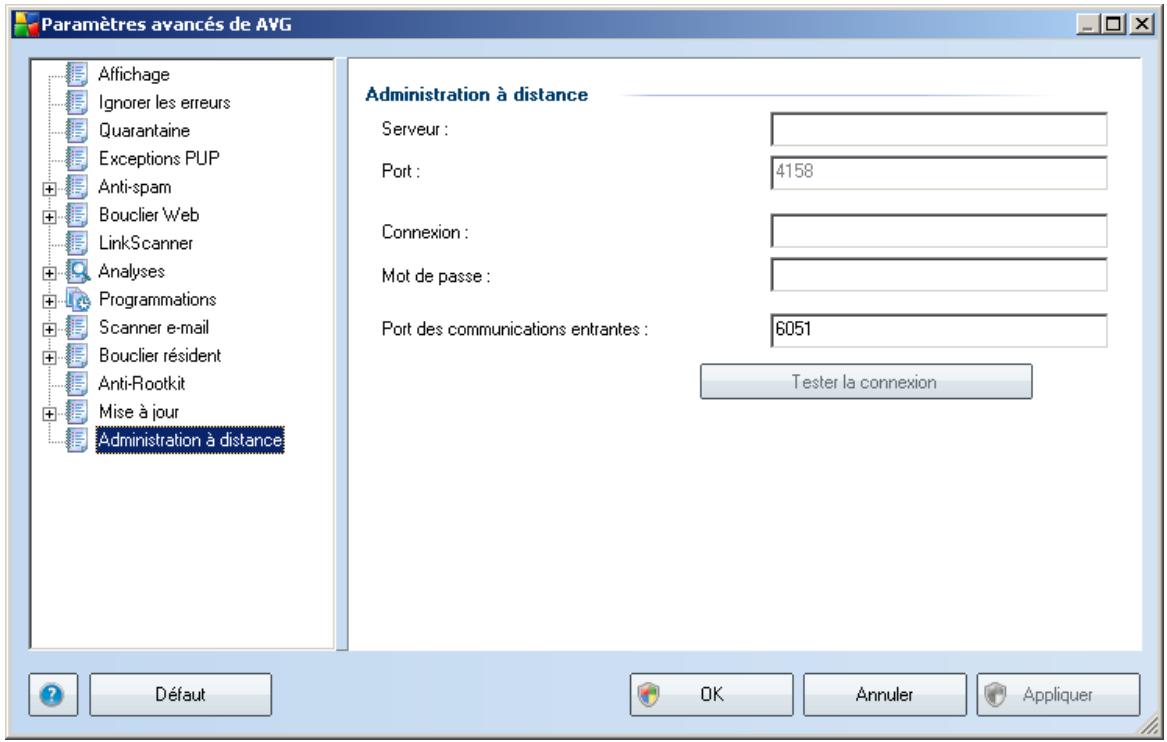 AVG 8.5 FILE SERVER EDITION - Administration à distance - 1