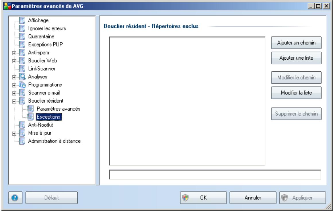 AVG 8.5 FILE SERVER EDITION - Exceptions - 1