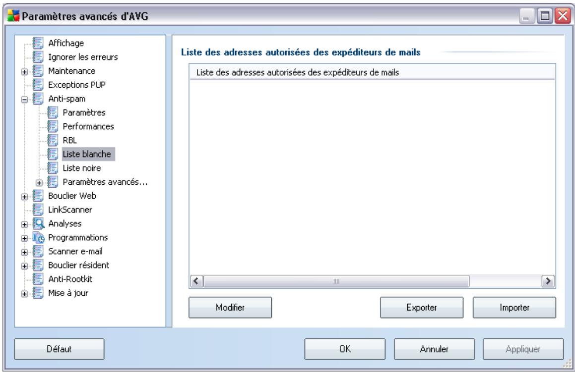 AVG 8.5 INTERNET SECURITY - Liste blanche - 1