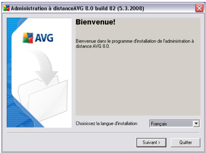 AVG 8.5 INTERNET SECURITY NETWORK EDITION - Sélection de la langue - 1