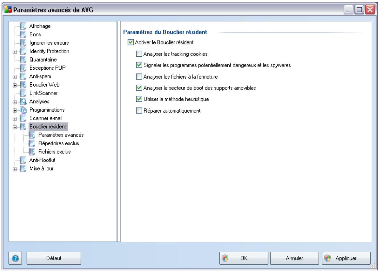 AVG 9 ANTI-VIRUS PLUS PARE-FEU - Bouclier résident - 1