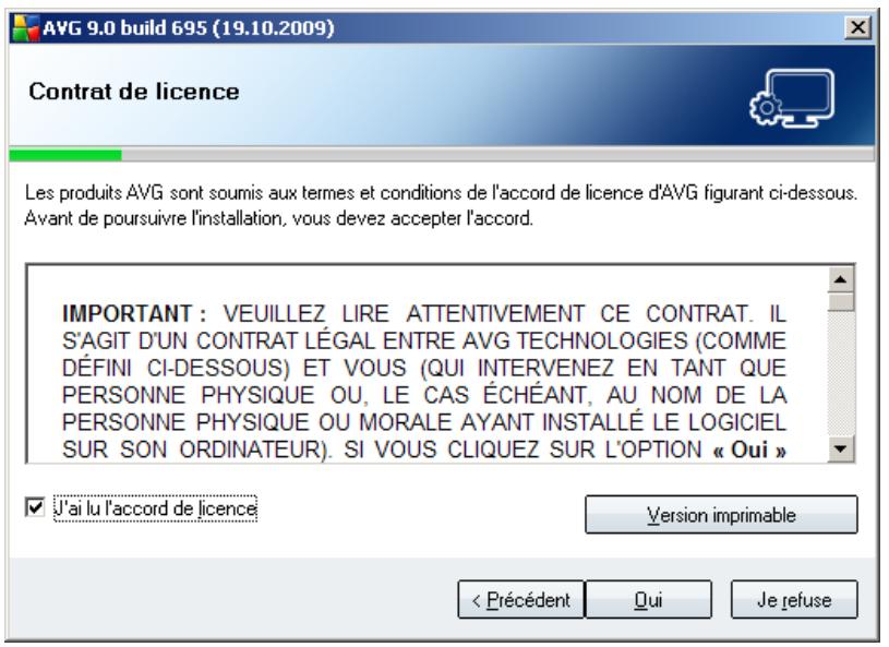 AVG EDITION SERVEUR DE MAIL 9.0 - Contrat de licence - 1