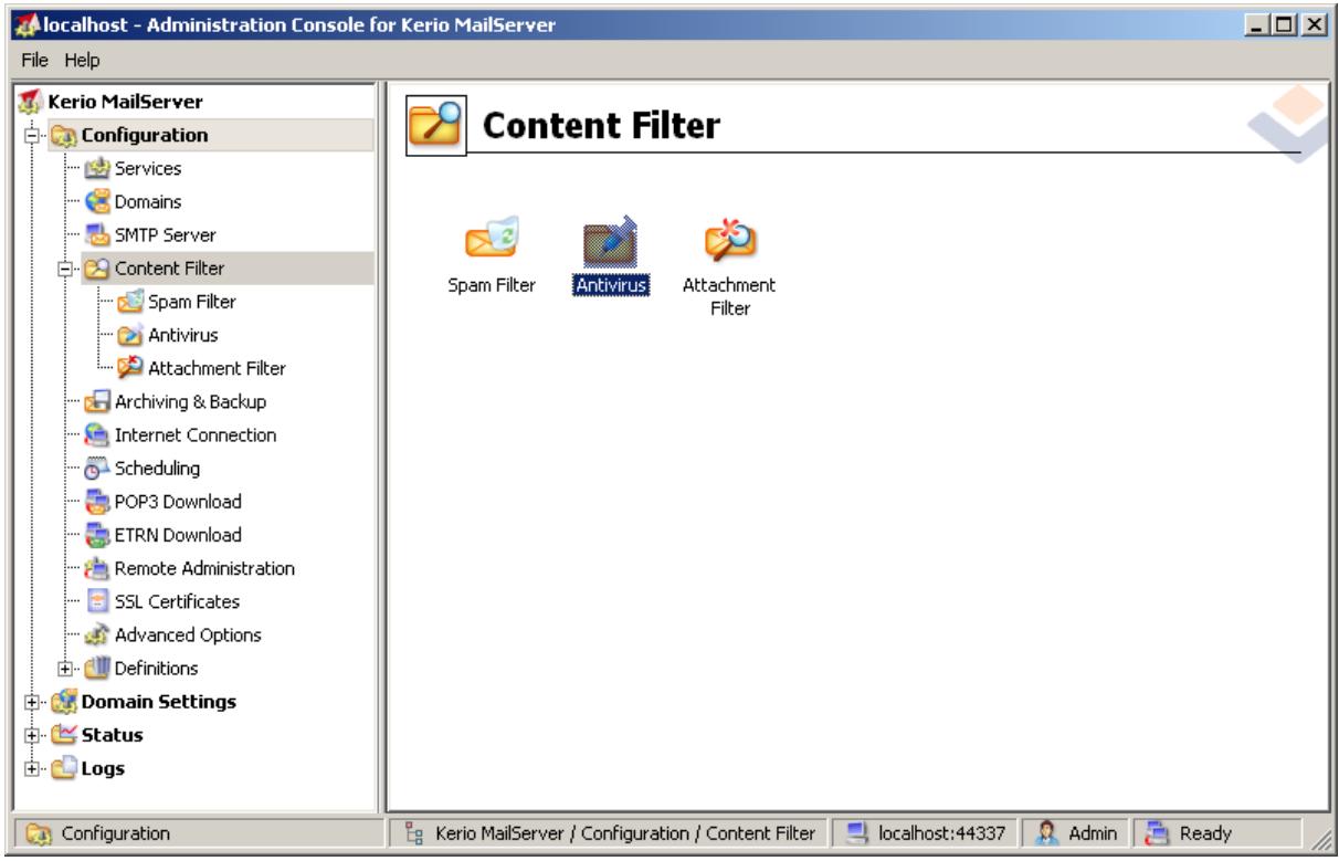 AVG EDITION SERVEUR DE MAIL 9.0 - Configuration - 1