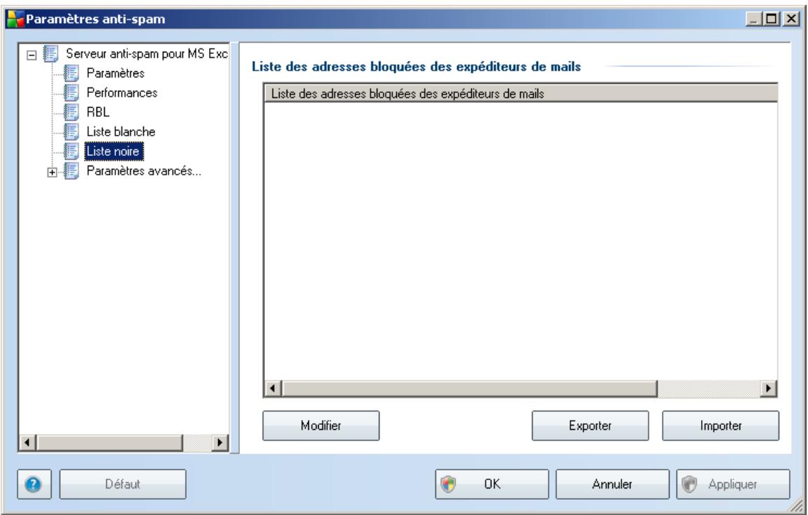 AVG EDITION SERVEUR DE MAIL 9.0 - Listenoire - 1