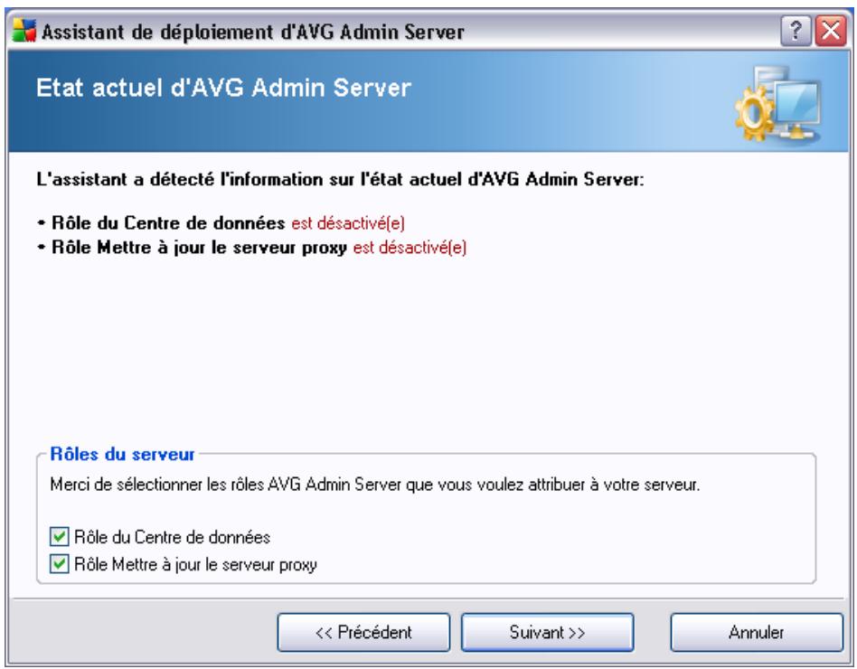 AVG INTERNET SECURITY NETWORK EDITION - Sélection de rôles - 1