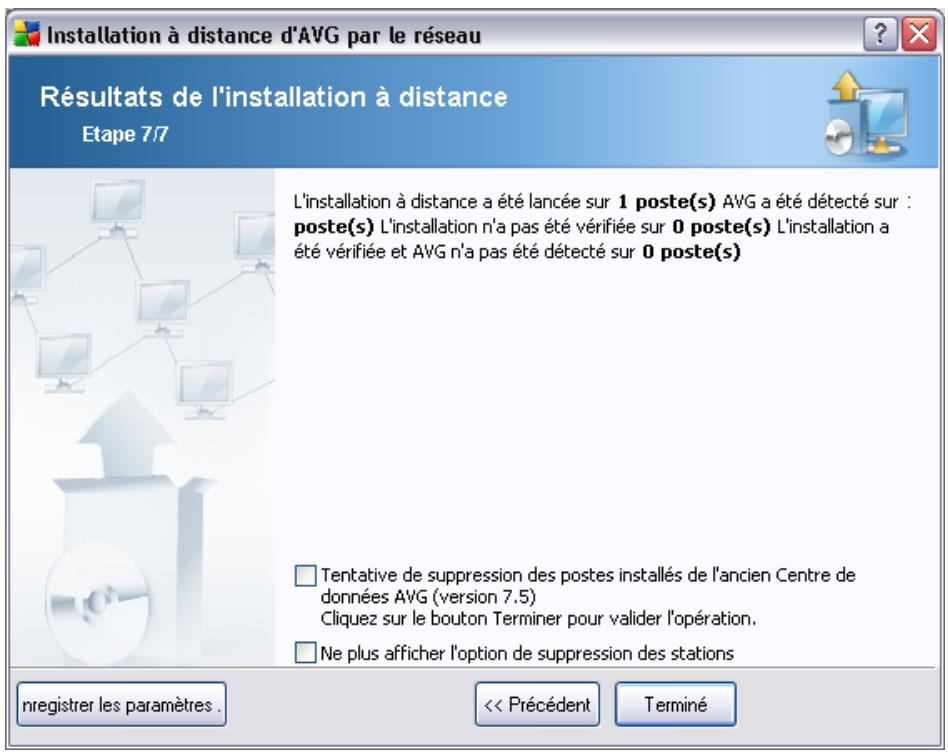 AVG INTERNET SECURITY NETWORK EDITION - Installation réseau à distance - étapes finales - 4