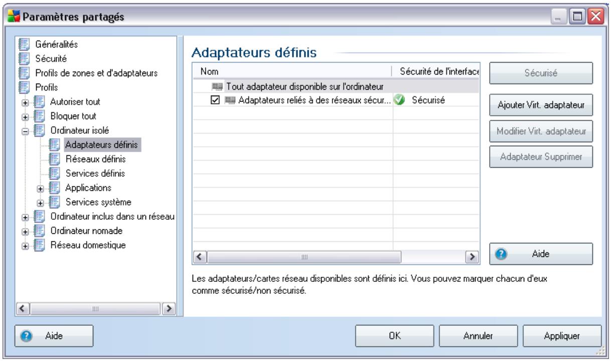 AVG INTERNET SECURITY NETWORK EDITION - Adaptateurs virtuels - 1