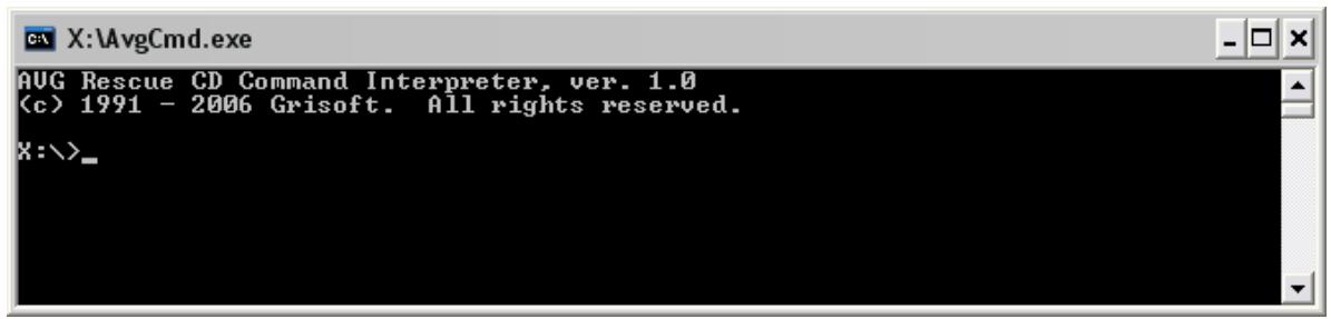 AVG RESCUE CD - AVG Command line - 1