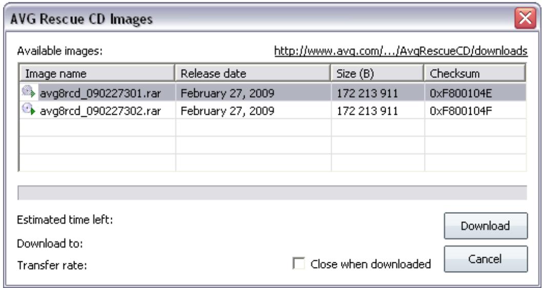 AVG RESCUE CD - How to download and create the AVG Rescue CD - 3
