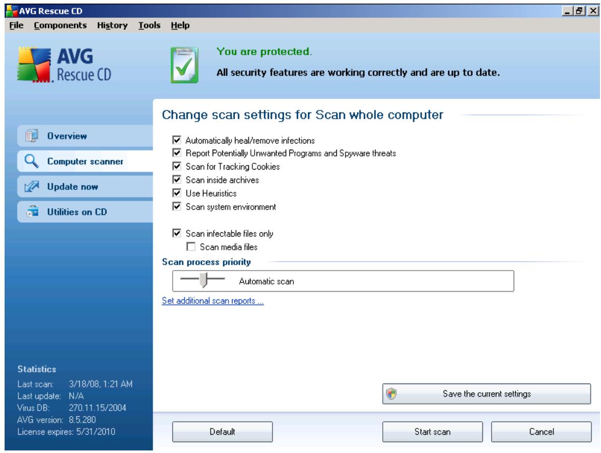 AVG RESCUE CD - Scan Whole Computer - 2