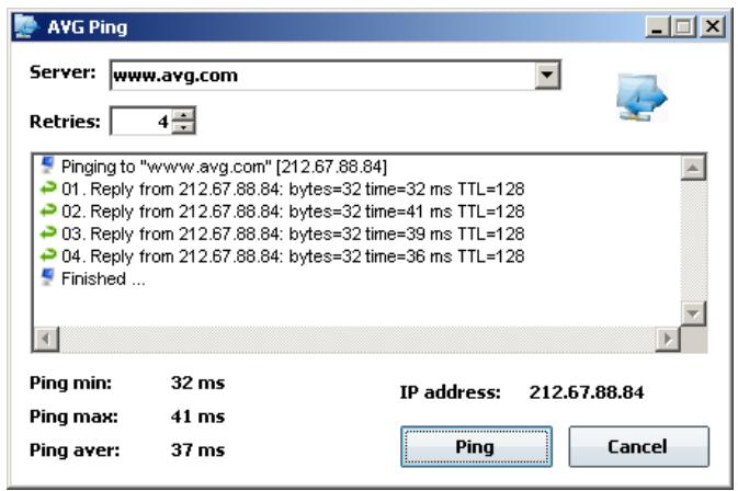 AVG RESCUE CD - AVG Ping - 1