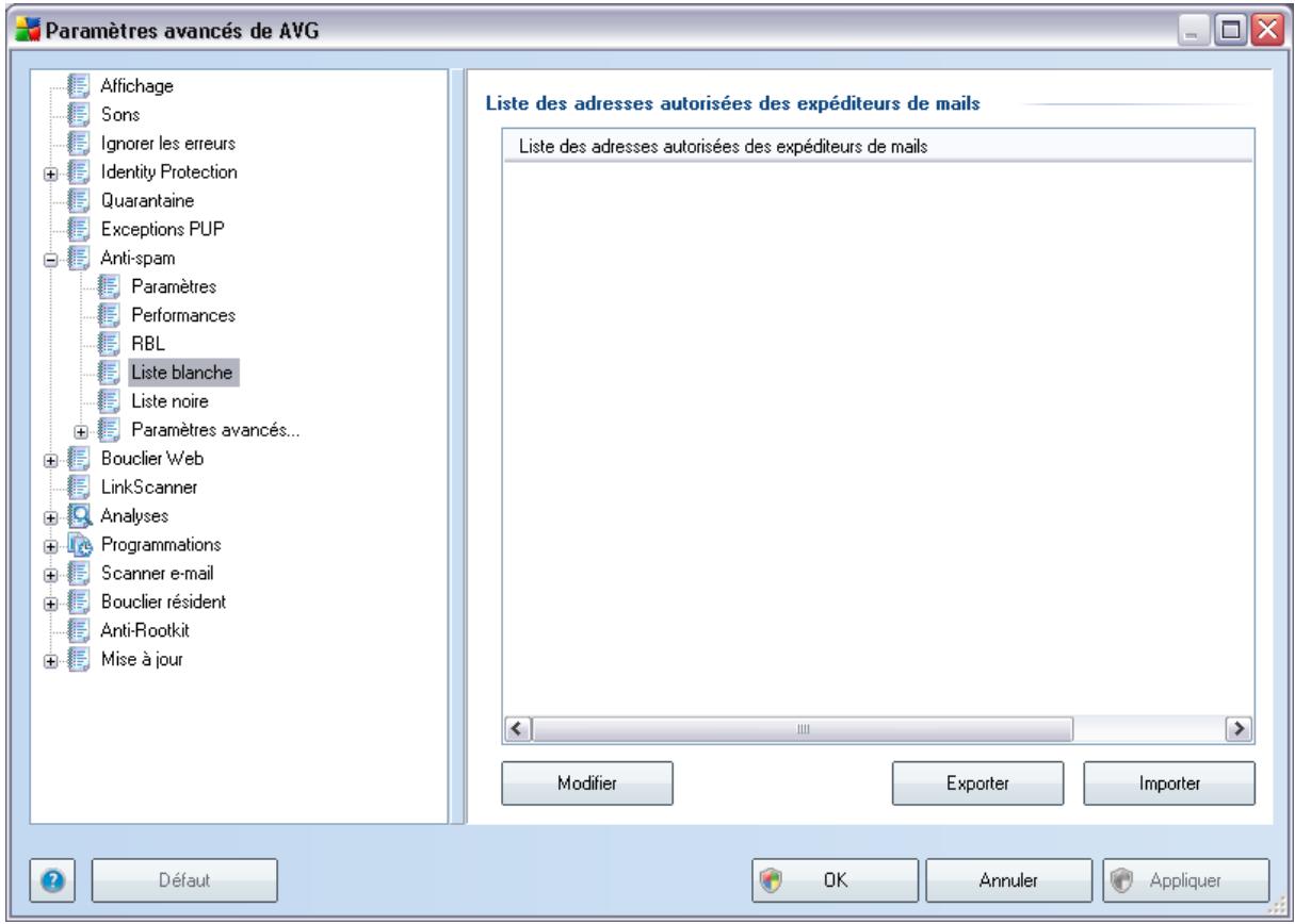 AVG INTERNET SECURITY 9 - Liste blanche - 1