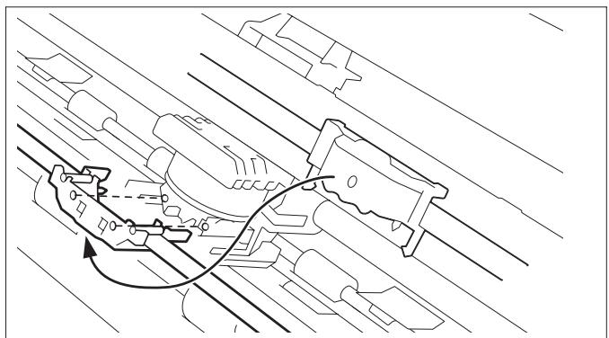 TALLY T2130 - Installing the ribbon cassette - 7