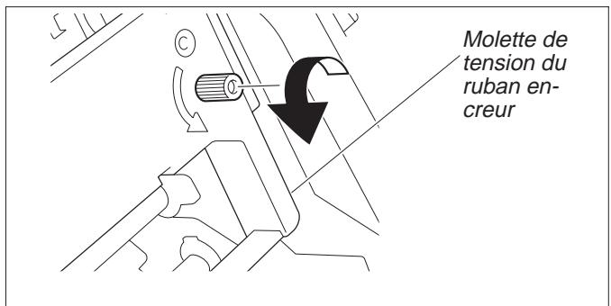 TALLY T2130 - Remplacement de la cartouche du ruban encreur - 8