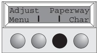 TALLY T2130 - Setting the print head gap - 6