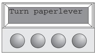 TALLY T2130 - From single sheet to fanfold paper mode - 11