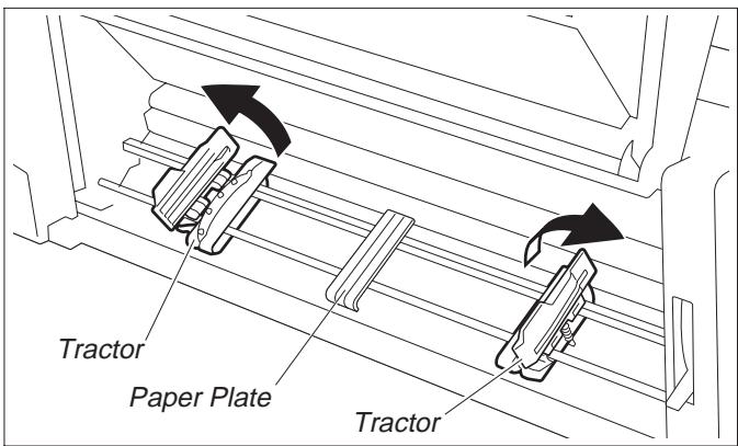 TALLY T2130 - Printer in fanfold paper mode - 3