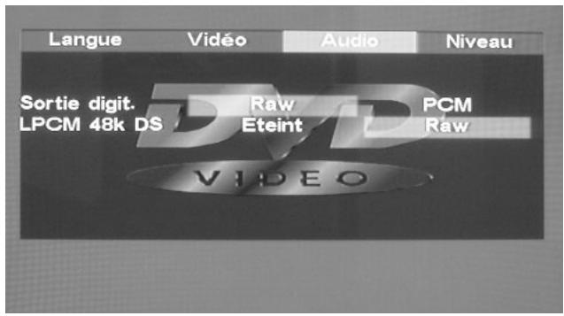 VIETA DVD-30 - Configuration audio - 1