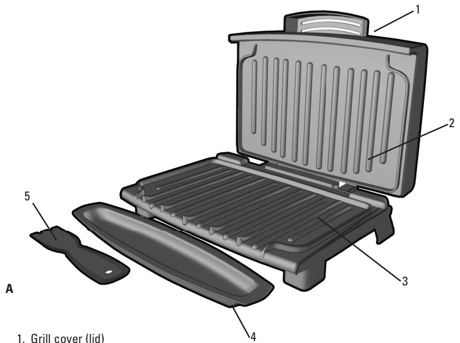 GEORGE FOREMAN GR180V - Product may vary slightly from what is illustrated. - 1