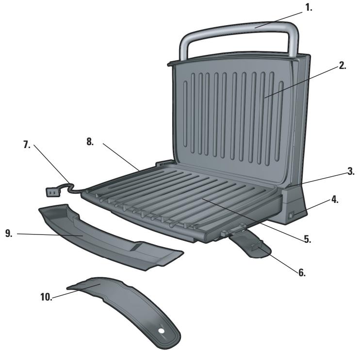 GEORGE FOREMAN GR236CTDP - CORDON - 1