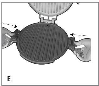 GEORGE FOREMAN GRP106BPG - ATTACH GRILL PLATES - 5