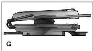 GEORGE FOREMAN GRP106QPGR4CAN - Important: The floating hinge position allows for grilling extra thick foods. In this position the grilling plate rests on top of the food. - 1
