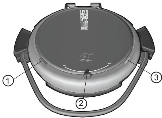 GEORGE FOREMAN GRP106QPGR4CAN - Product may vary slightly from what is illustrated. - 2