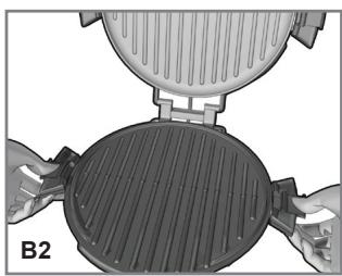 GEORGE FOREMAN GRP106QPGR4CAN - FIXATION DES PLAQUES DU GRIL - 2