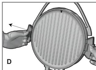 GEORGE FOREMAN GRP106QPGR4CAN - ATTACH GRILL PLATES - 4