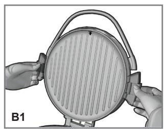 GEORGE FOREMAN GRP106QPGR4CAN - FIXATION DES PLAQUES DU GRIL - 1